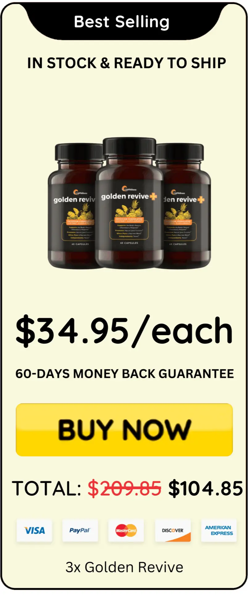 Golden Revive best offer price